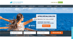 Desktop Screenshot of cote-croisiere.com